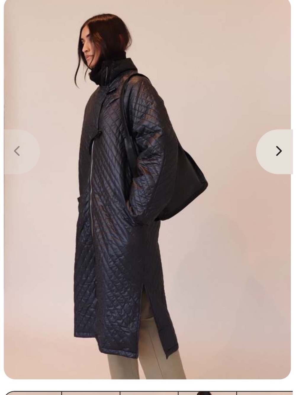 Moon River Oversized Quilted Puffer Coat. Black. Size XS. NWOT